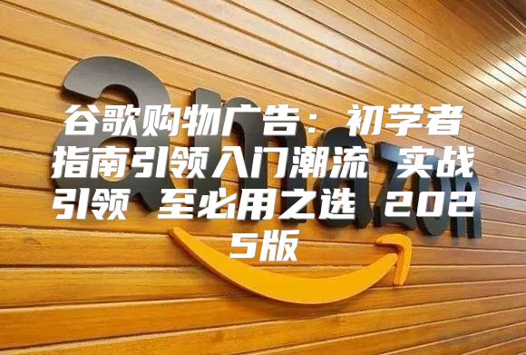 谷歌购物广告：初学者指南引领入门潮流 实战引领 至必用之选 2025版