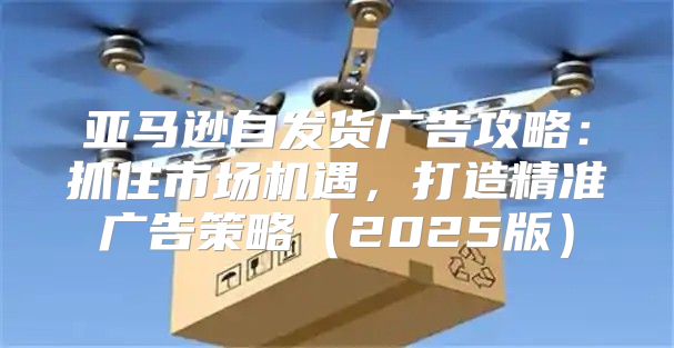 亚马逊自发货广告攻略：抓住市场机遇，打造精准广告策略2025版
