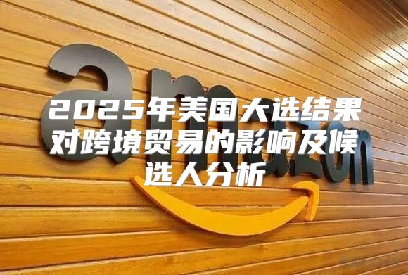 2025年美国大选结果对跨境贸易的影响及候选人分析