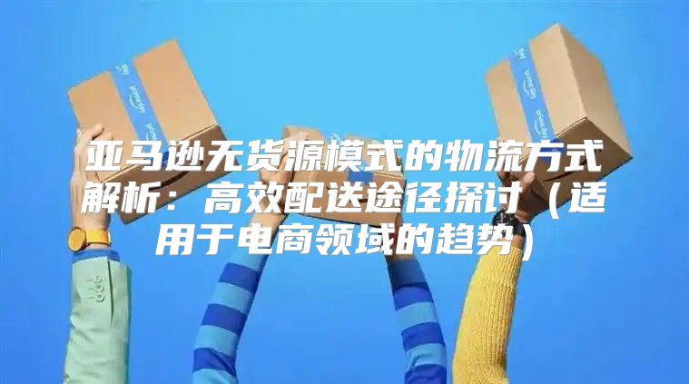 亚马逊无货源模式的物流方式解析：高效配送途径探讨适用于电商领域的趋势