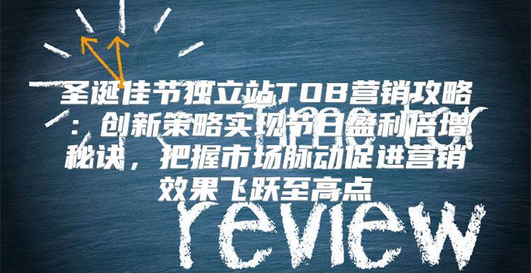 圣诞佳节独立站TOB营销攻略：创新策略实现节日盈利倍增秘诀，把握市场脉动促进营销效果飞跃至高点