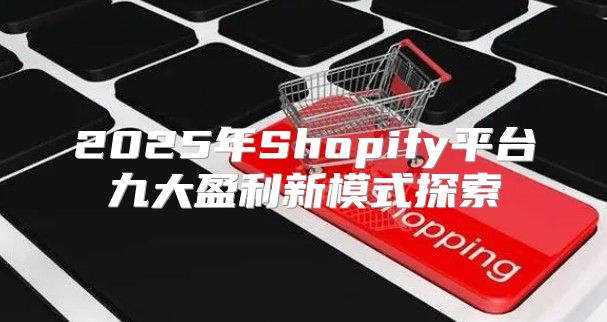 2025年Shopify平台九大盈利新模式探索
