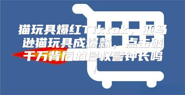 猫玩具爆红Tiktok，亚马逊猫玩具成爆款，点击破千万背后的侵权警钟长鸣！