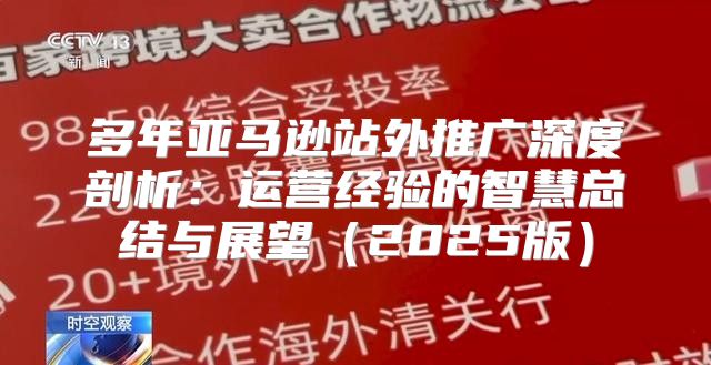 多年亚马逊站外推广深度剖析：运营经验的智慧总结与展望2025版