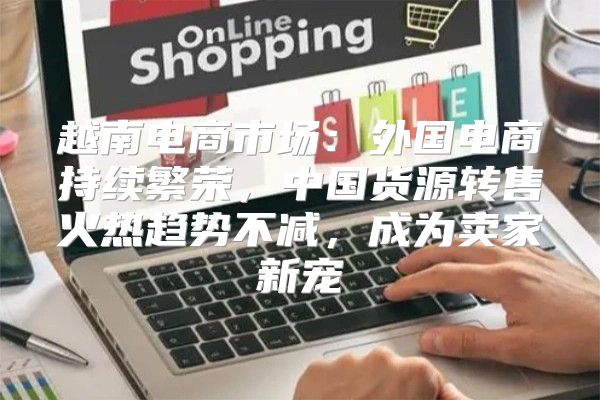 越南电商市场：外国电商持续繁荣，中国货源转售火热趋势不减，成为卖家新宠