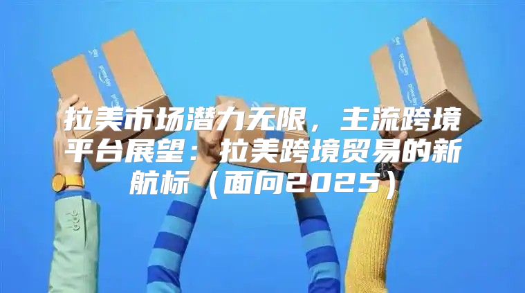 拉美市场潜力无限，主流跨境平台展望：拉美跨境贸易的新航标面向2025