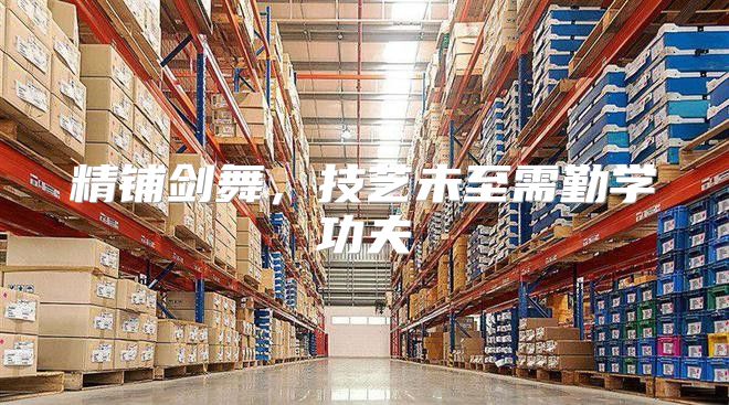 精铺剑舞，技艺未至需勤学功夫