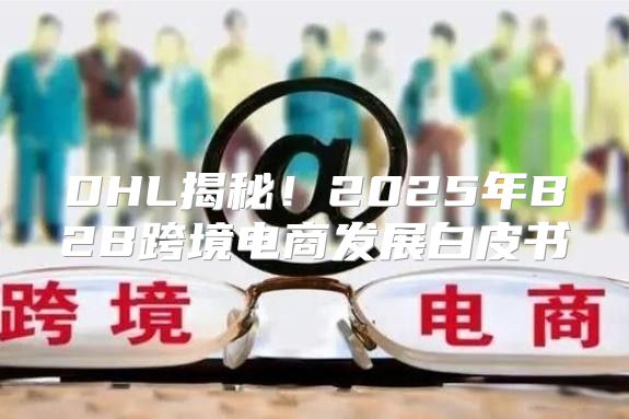 DHL揭秘！2025年B2B跨境电商发展白皮书