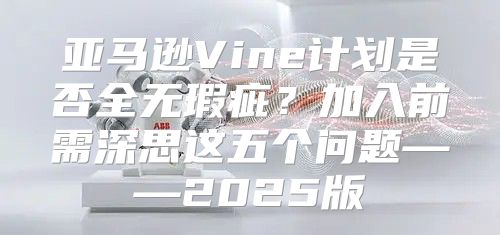 亚马逊Vine计划是否全无瑕疵？加入前需深思这五个问题——2025版