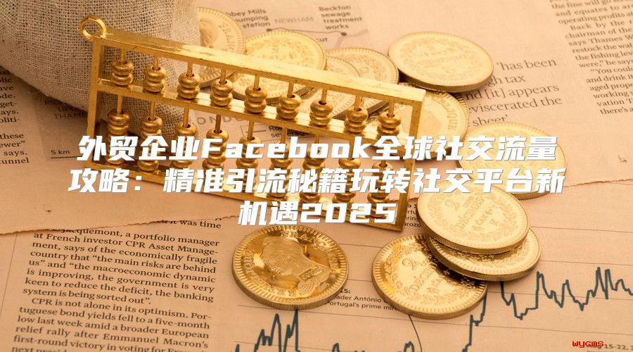 外贸企业Facebook全球社交流量攻略：精准引流秘籍玩转社交平台新机遇2025