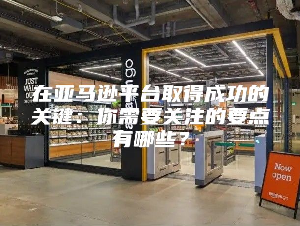 在亚马逊平台取得成功的关键：你需要关注的要点有哪些？