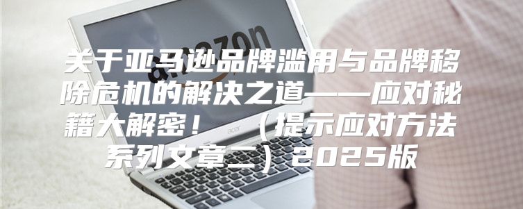 关于亚马逊品牌滥用与品牌移除危机的解决之道——应对秘籍大解密！ 提示应对方法系列文章二2025版