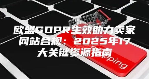 欧盟GDPR生效助力卖家网站合规：2025年17大关键资源指南