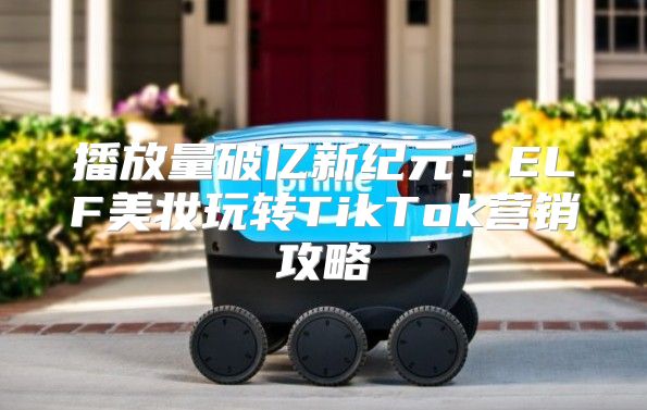 播放量破亿新纪元：ELF美妆玩转TikTok营销攻略