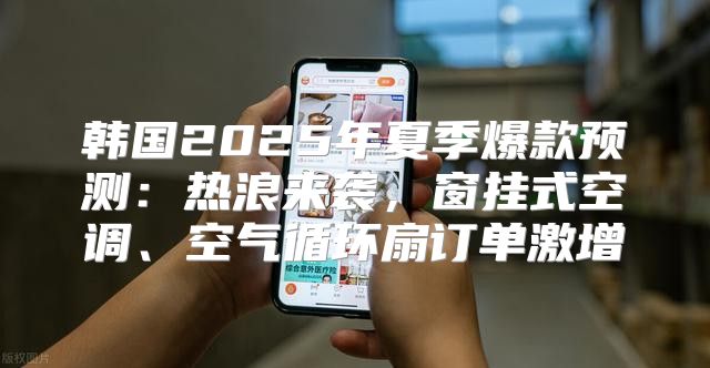 韩国2025年夏季爆款预测：热浪来袭，窗挂式空调、空气循环扇订单激增