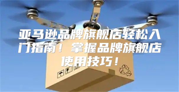 亚马逊品牌旗舰店轻松入门指南！掌握品牌旗舰店使用技巧！