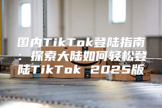 国内TikTok登陆指南：探索大陆如何轻松登陆TikTok 2025版