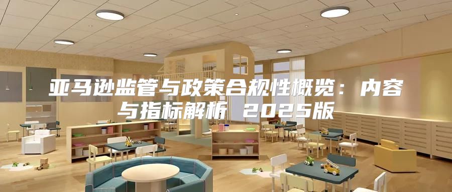 亚马逊监管与政策合规性概览：内容与指标解析 2025版