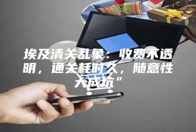 埃及清关乱象：收费不透明，通关耗时久，随意性大成坑”