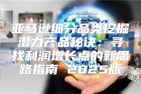 亚马逊细分品类挖掘潜力产品秘诀：寻找利润增长点的新思路指南 2025版