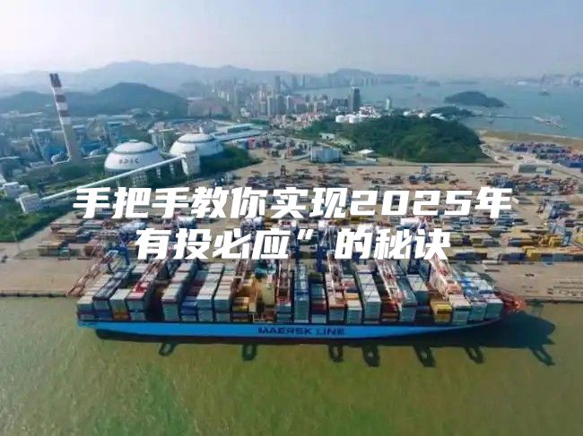 手把手教你实现2025年有投必应”的秘诀