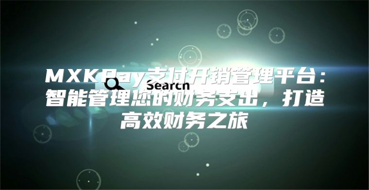 MXKPay支付开销管理平台：智能管理您的财务支出，打造高效财务之旅