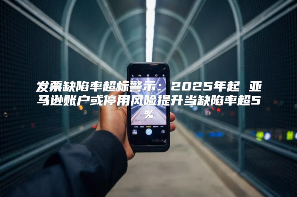 发票缺陷率超标警示：2025年起 亚马逊账户或停用风险提升当缺陷率超5%