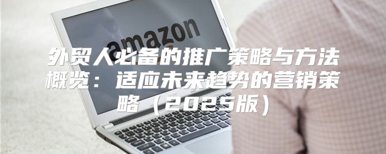 外贸人必备的推广策略与方法概览：适应未来趋势的营销策略2025版
