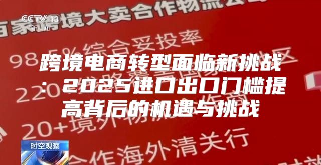 跨境电商转型面临新挑战：2025进口出口门槛提高背后的机遇与挑战