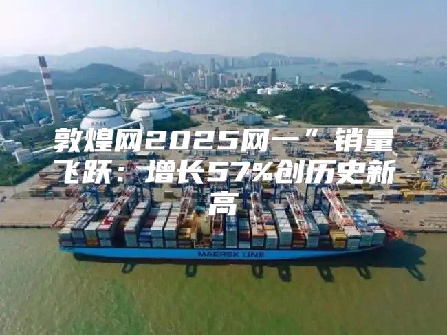 敦煌网2025网一”销量飞跃：增长57%创历史新高