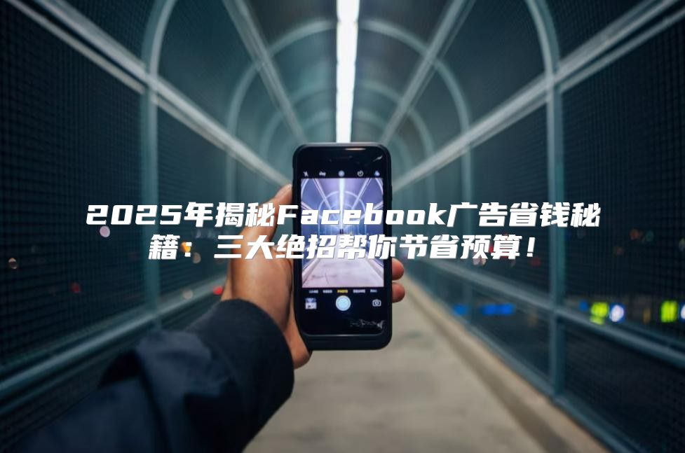 2025年揭秘Facebook广告省钱秘籍：三大绝招帮你节省预算！
