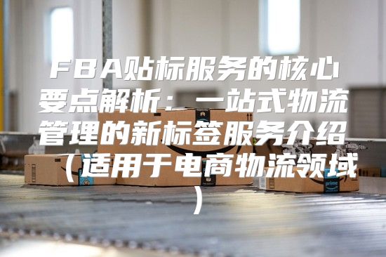 FBA贴标服务的核心要点解析：一站式物流管理的新标签服务介绍适用于电商物流领域