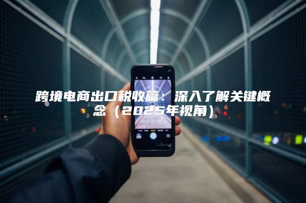 跨境电商出口税收篇：深入了解关键概念2025年视角
