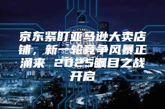 京东紧盯亚马逊大卖店铺，新一轮竞争风暴正涌来 2025瞩目之战开启