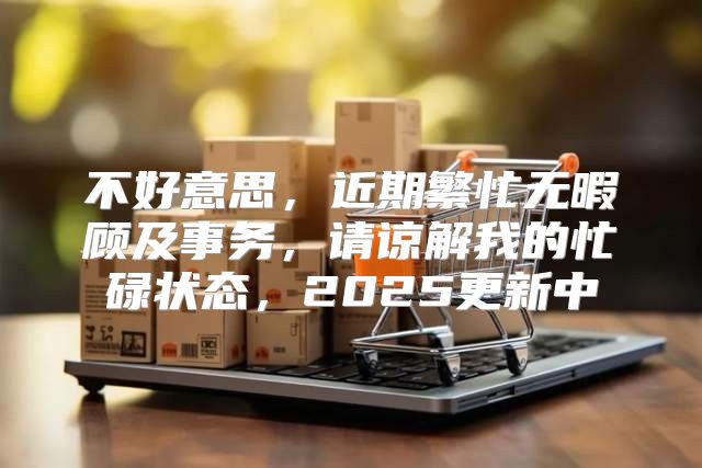 不好意思，近期繁忙无暇顾及事务，请谅解我的忙碌状态，2025更新中