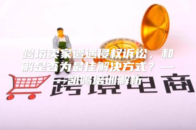 跨境卖家遭遇侵权诉讼，和解是否为最佳解决方式？——凯鸣培训解析