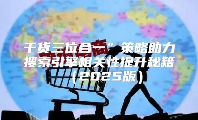 干货三位合一”策略助力搜索引擎相关性提升秘籍2025版