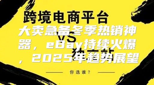 大卖急备冬季热销神器，eBay持续火爆，2025年趋势展望