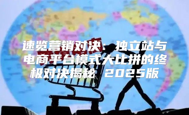 速览营销对决：独立站与电商平台模式大比拼的终极对决揭秘 2025版