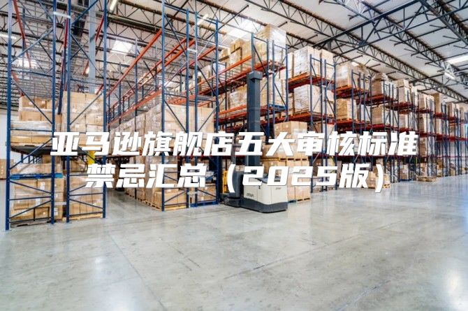 亚马逊旗舰店五大审核标准禁忌汇总2025版