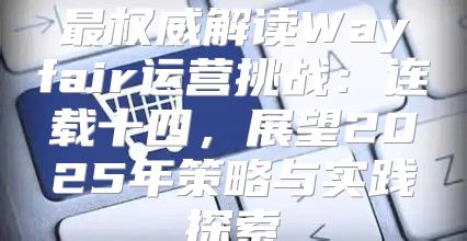 最权威解读Wayfair运营挑战：连载十四，展望2025年策略与实践探索