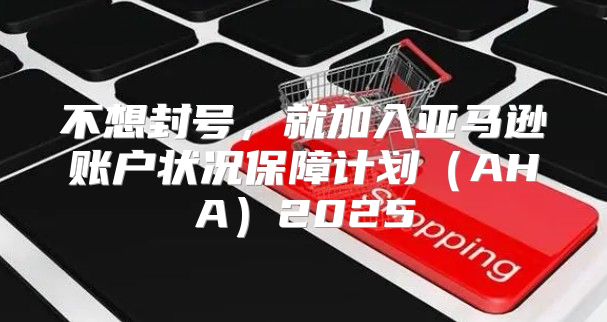 不想封号，就加入亚马逊账户状况保障计划AHA2025