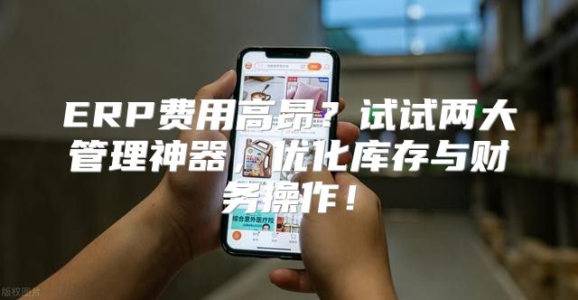 ERP费用高昂？试试两大管理神器，优化库存与财务操作！