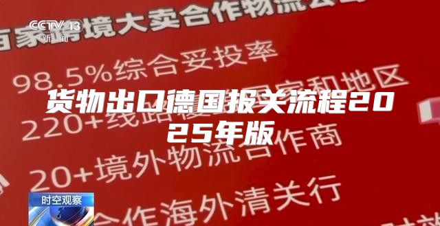 货物出口德国报关流程2025年版