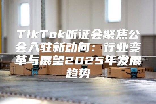 TikTok听证会聚焦公会入驻新动向：行业变革与展望2025年发展趋势