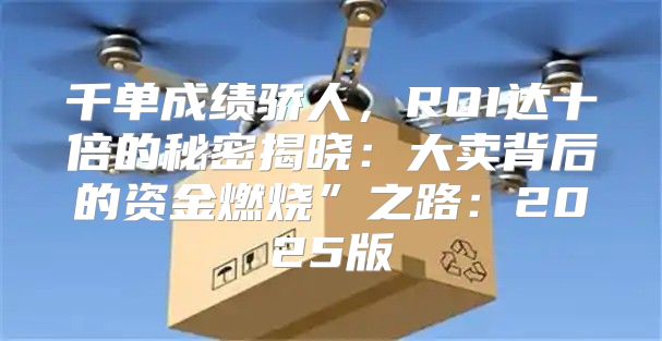千单成绩骄人，ROI达十倍的秘密揭晓：大卖背后的资金燃烧”之路：2025版