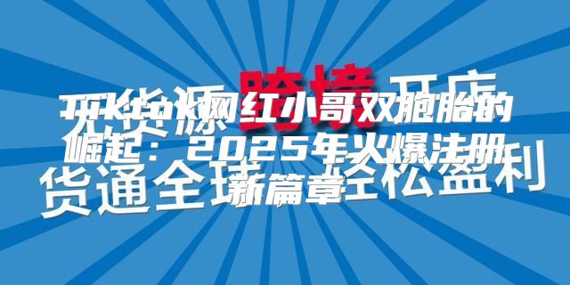 Tiktok网红小哥双胞胎的崛起：2025年火爆注册新篇章