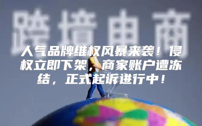 人气品牌维权风暴来袭！侵权立即下架，商家账户遭冻结，正式起诉进行中！