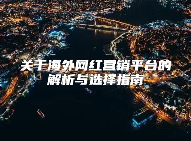 关于海外网红营销平台的解析与选择指南