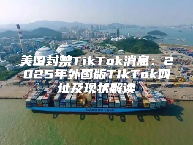美国封禁TikTok消息：2025年外国版TikTok网址及现状解读